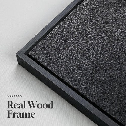 3D Wood Textured Wall Art Set by [Brand Name] - Modern Black & White Geometric Paintings for Home Decor