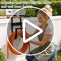 Fence Hose Hanger Wall Mount No Drill Garden Hose Holder for Deck