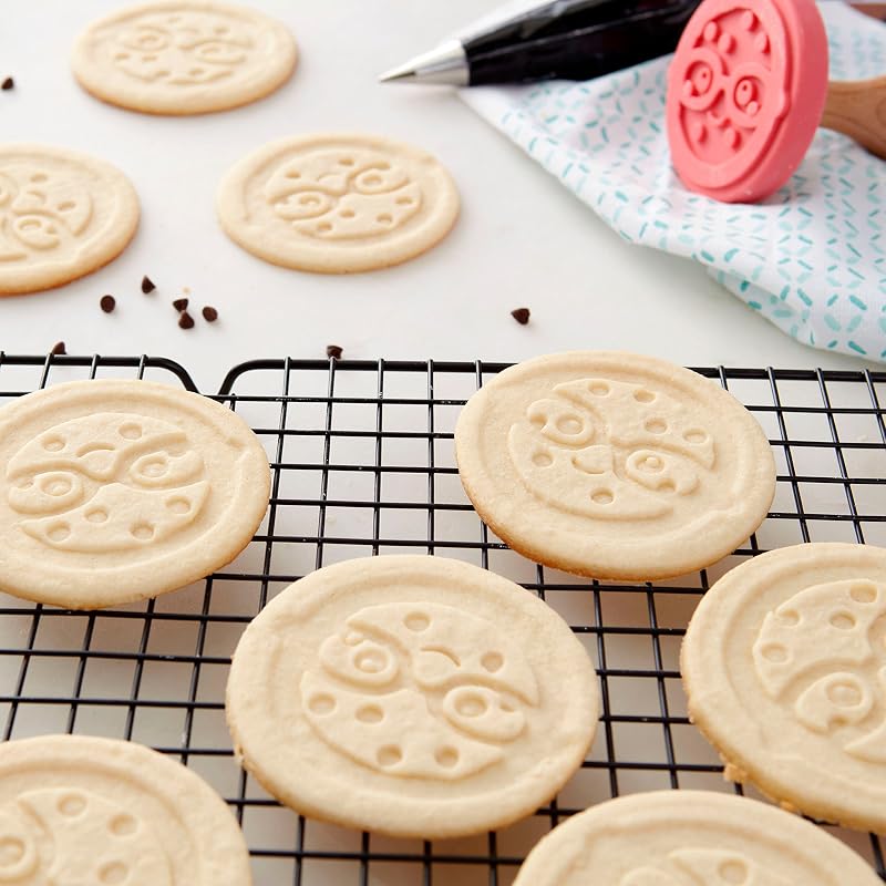 Cookie Stamp Set - Rosanna Pansino Nerdy Nummies 3.25" Round Cookie Stamp