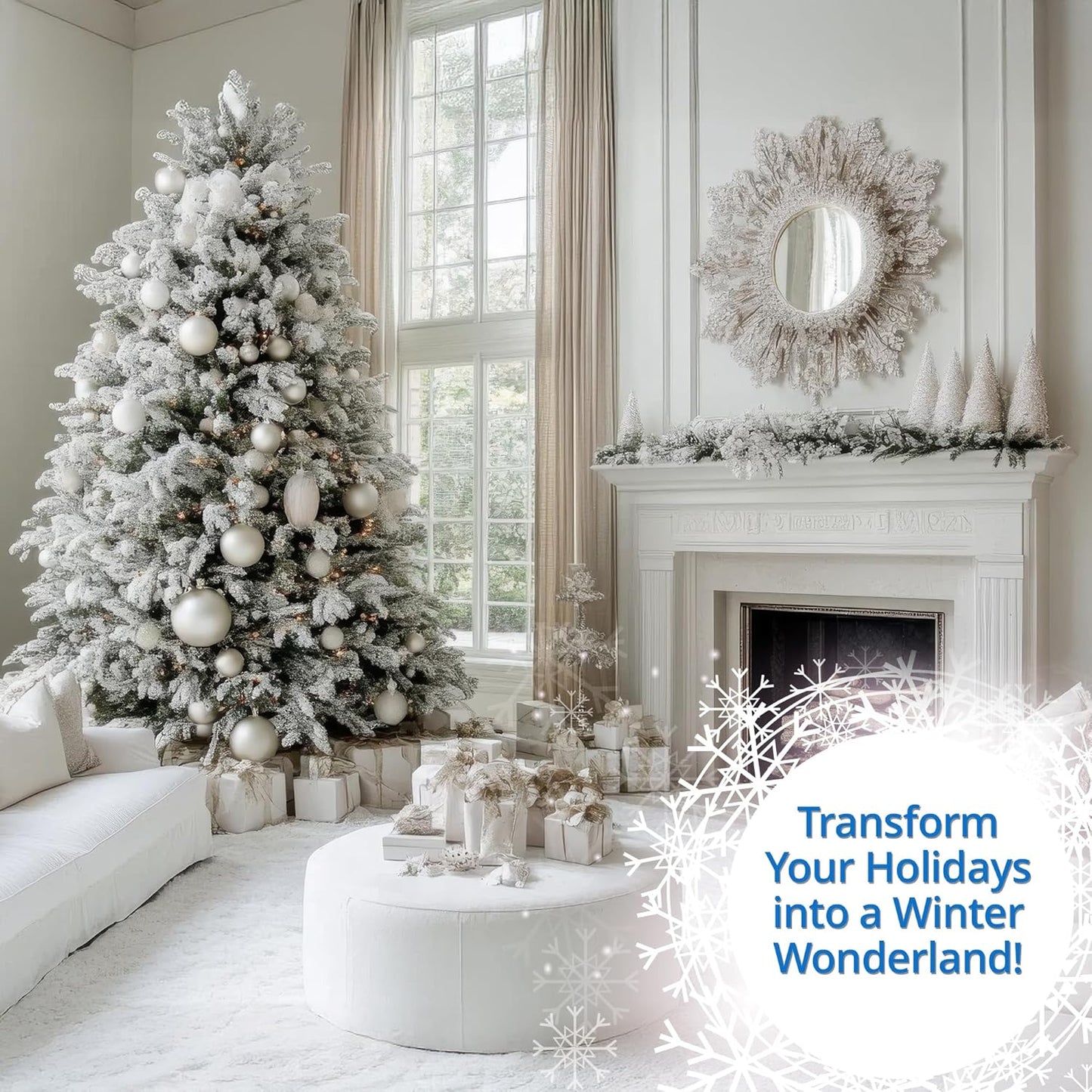 ArtCreativity Instant Snow Powder - Create 4 Gallons of Realistic Fake Snow | Perfect for Holiday Activities & Sensory Play