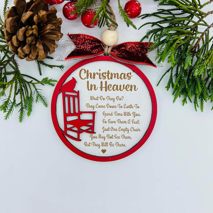 Regine Switzerland Cardinal Christmas Ornament - Memorial Gift for Loved Ones | Sympathy Keepsake