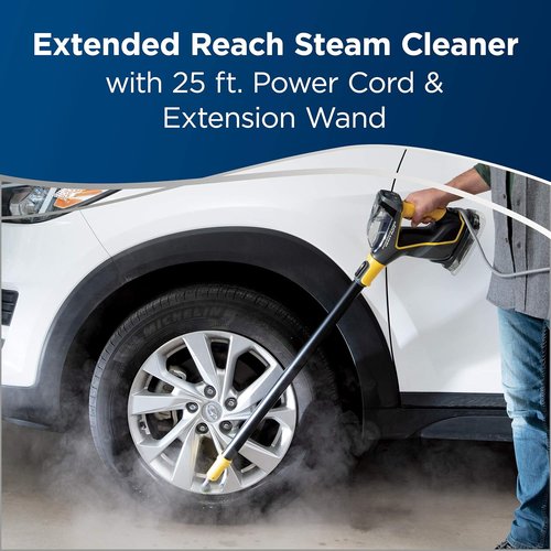 BISSELL PowerSteamer 3-in-1 Steam Mop - Heavy Duty Handheld Cleaner for Indoor & Outdoor Use | Model 2865A