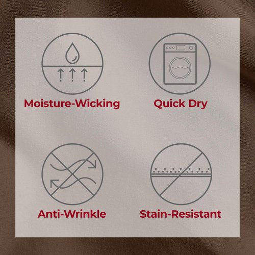 Mellanni Extra Deep Queen Sheets - 4 PC Iconic Collection Bedding - Hotel Luxury, Ultra Soft, Cooling Bed Sheets - Wrinkle, Fade, Stain Resistant (Queen, Brown)