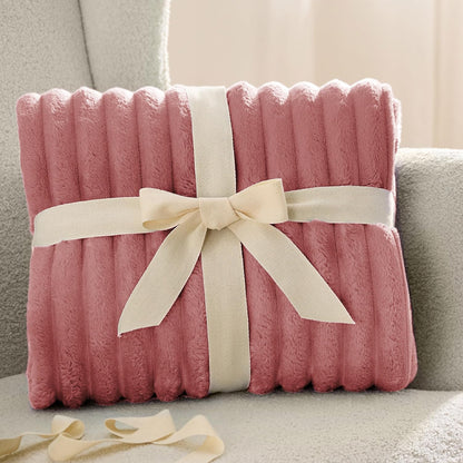 Bedsure GentleSoft King Blanket - Super Soft Dusty Pink Fleece for Cozy Comfort, 108x90 Inches