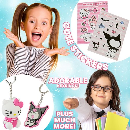 Hello Kitty | Sanrio Advent Calendar 2025 - Color Your Own Figurines & 24 Kawaii Accessories for Girls