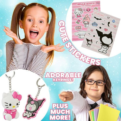Hello Kitty | Sanrio Advent Calendar 2025 - Color Your Own Figurines & 24 Kawaii Accessories for Girls