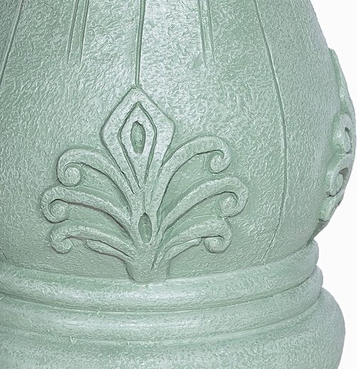 Alpine Corporation 12" Tall Roman Column Gazing Globe Display Stand - Indoor/Outdoor Use