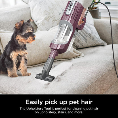 Shark HZ702 Ultralight PetPro Corded Stick Vacuum - PowerFins HairPro & Odor Neutralizer | Wine Purple