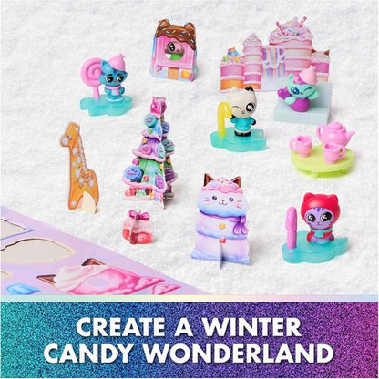 Gabby's Dollhouse Advent Calendar 2025 - 24 Cute Winter Surprises with Gabby Figure & Cat Friends for Kids 3+