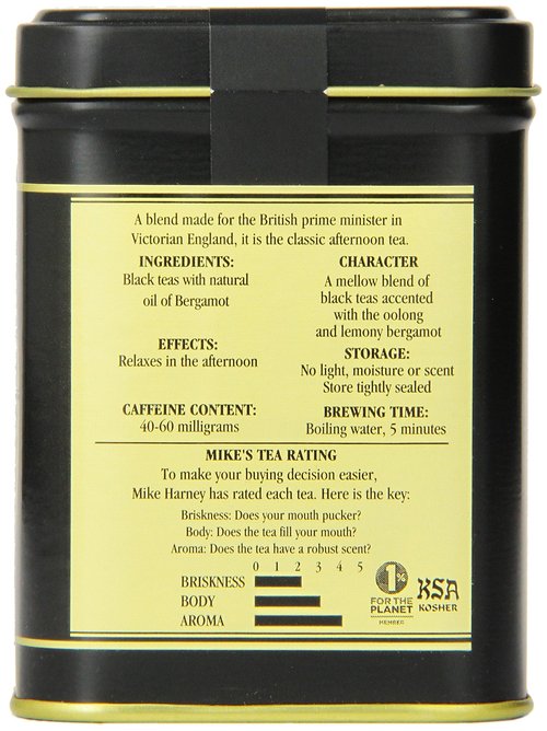 Harney & Sons Black Earl Grey Loose Leaf Tea, 4 Ounce