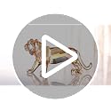 Pink Crystal Tiger Figurine Animal Collectible Home Decor Ornament Gift