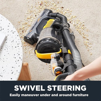 Eureka MaxSwivel Pro NEU350 Upright Vacuum Cleaner - Powerful Pet Hair Removal | Lightweight for Carpet & Hard Floors - Yellow