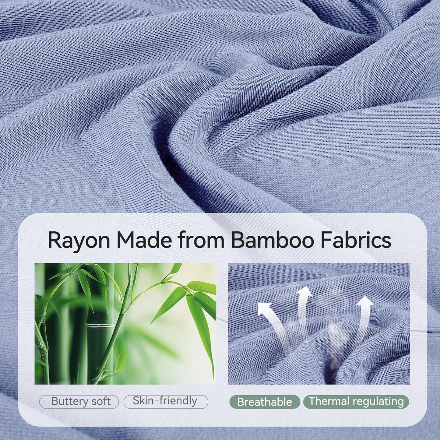 Okayinn BubblePanda Baby Pajamas - Bamboo Rayon Zip-Front Non-Slip Onesie for Boys & Girls