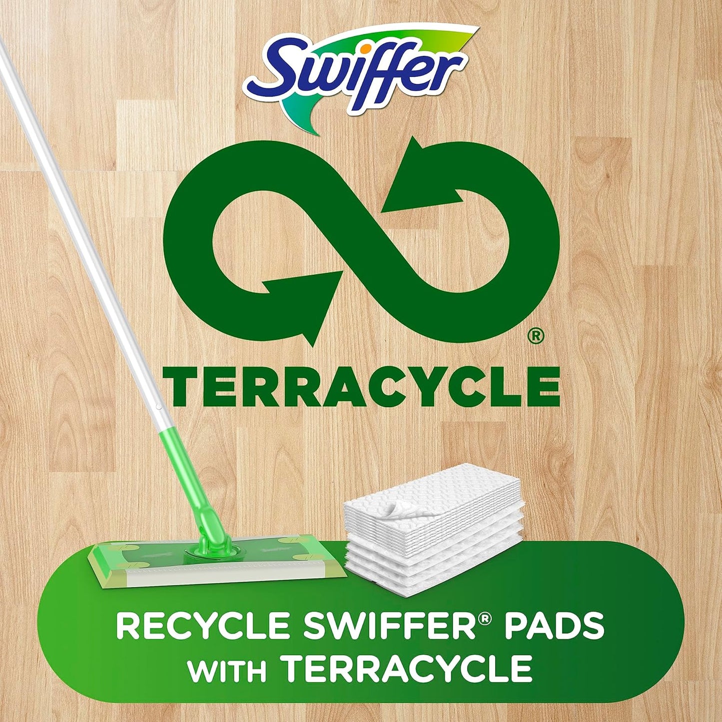 Swiffer Sweep + Mop Dry Pads Refill - Heavy Duty Floor Cleaner for Dirt & Dust | 40ct Gain Scent