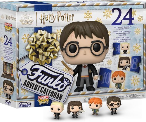 Funko Pop! Harry Potter Advent Calendar - 24 Days of Collectible Vinyl Mini Figures - Perfect Holiday Gift