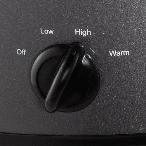 Crock-Pot 7-Quart Slow Cooker - Family Size for 8+ People | Removable Stoneware & Warming Setting, Charcoal