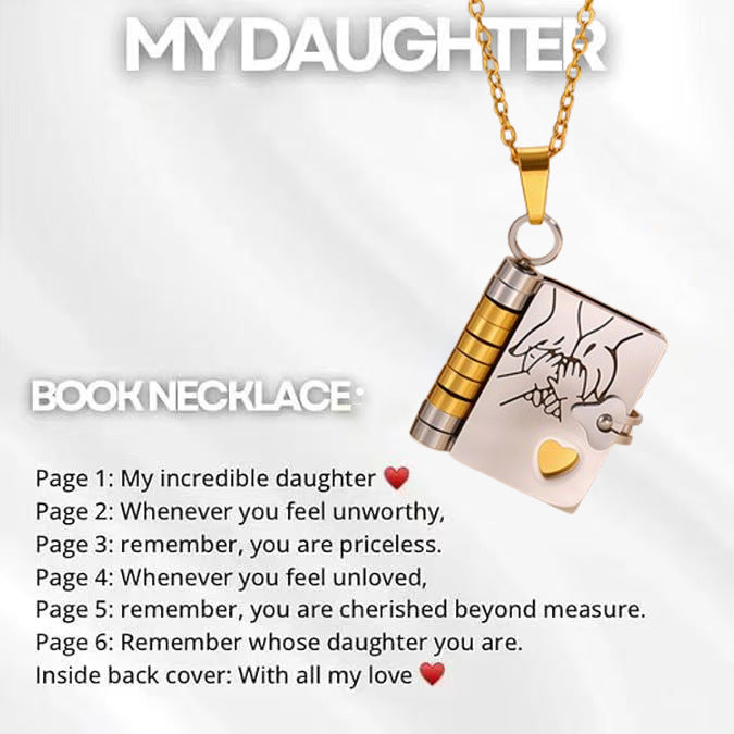 Engravable Heart Geometric Titanium Steel Necklace