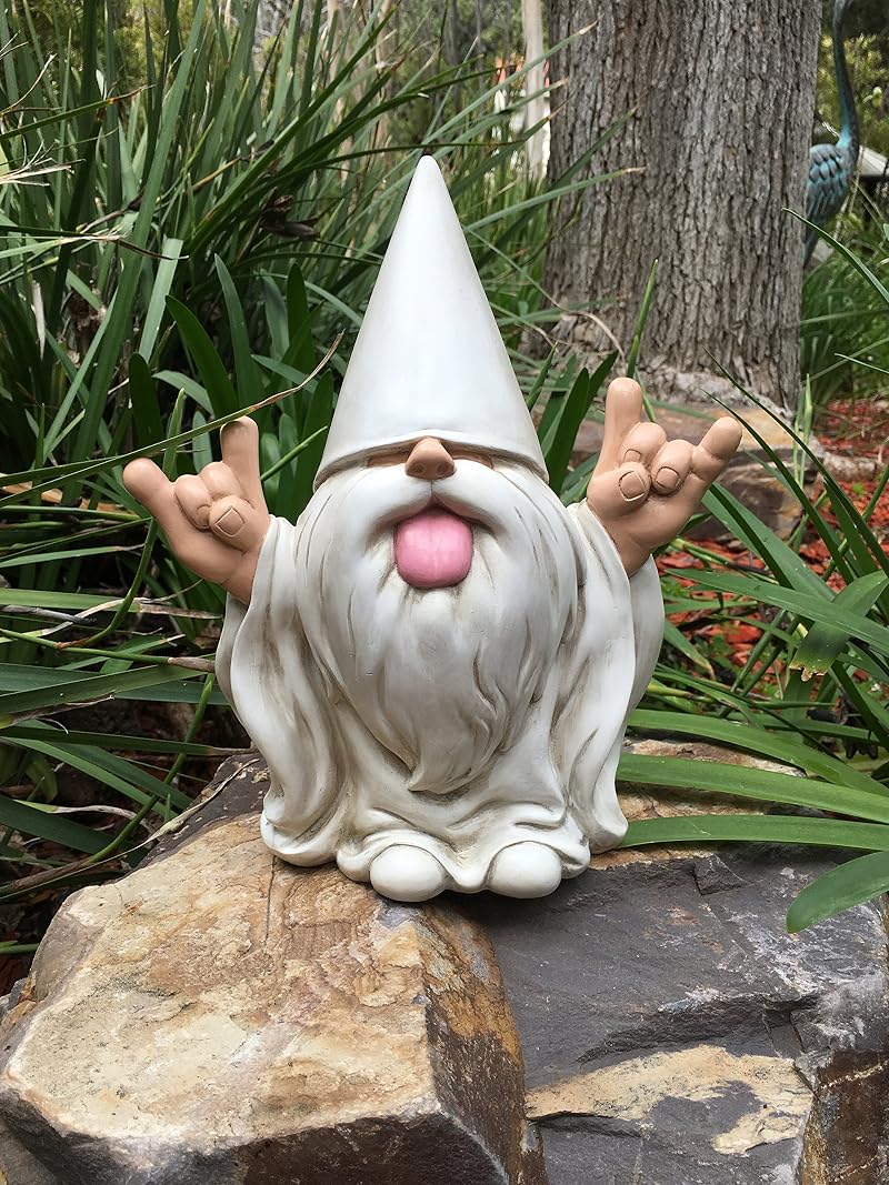 Rocker Gnome George - 10 Inch Garden Gnome Figurine
