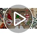Christmas Doormat 17x29 Inch Buffalo Plaid Gnome Holiday Entryway Mat - Xmas 3 Gnomes Variation