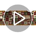 Christmas Tree Gift Table Runner 13x72 Inch Red Holiday Decor
