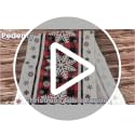 Christmas Table Runner 72x13 Inch Red Black Checkered Snowflake Pattern Holiday Decor