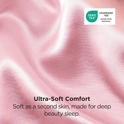 Bedsure Satin Pillowcase - Luxurious Silk-Like Feel | Standard Size 20x26 Inches, Pink, 2-Pack