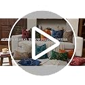 Alerfa Burgundy Floral Velvet Pillow Cover 12x20 Inch Rectangle Couch Throw Decorative Farmhouse Accent Pillowcase - Variation of THIS listing