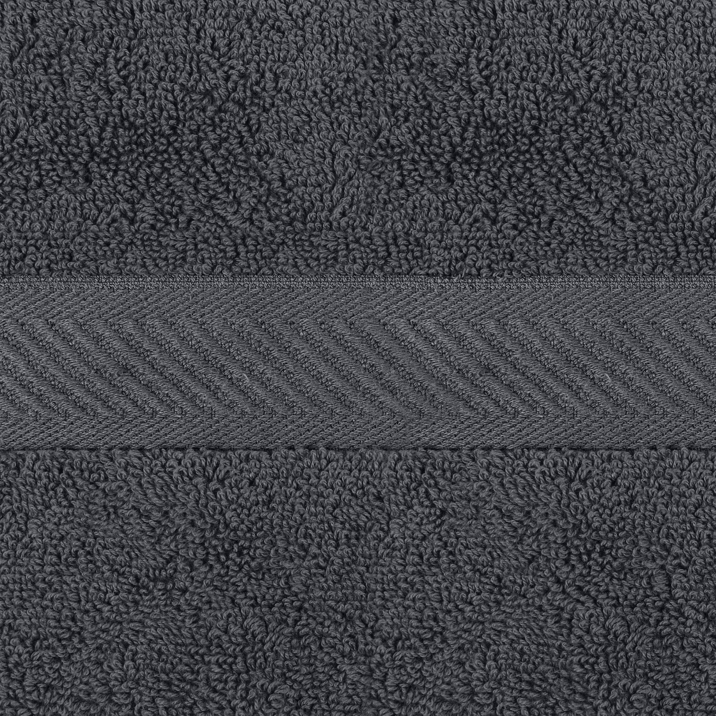 Utopia Towels 6 Pack Small Bath Towel Set, 22 by 44 Inches, 500 GSM 100% Ring Spun Cotton, Lightweight and Highly Absorbent Quick Drying Premium Towels for Hotel, Spa and Bathroom, Dark Grey