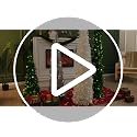 5 ft Collapsible Artificial Christmas Tree with LED Lights - Green, Variation of THIS listing