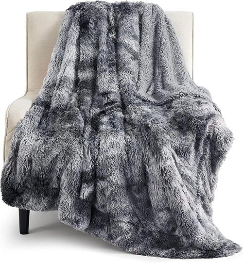 Bedsure GentleSoft Faux Fur Throw Blanket - Cozy Sherpa Fleece for Couch & Bed | Plush Winter Decor