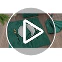 Green Jacquard Christmas Napkins Set - 12 Pieces, 18x18 Inches | Holiday Table Decor