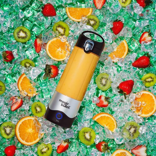 Magic Bullet Portable Blender - Compact 16 oz Silver Blender for Smoothies and Shakes