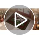 Beige Christmas Scatter Rug 2x3 ft for Bathroom Door - Washable, Non-Slip