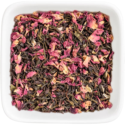 Tealyra - Rosy Earl Grey - Black Tea from Sri Lanka with Jasmine Green Tea and Rose Petals - Fresh Award Winning Tea - Loose Leaf Tea - Medium Caffeine - 110g (4-ounce)