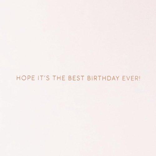 Hallmark Signature Birthday Card - Best Birthday Ever Design | Perfect for Celebrating Special Moments