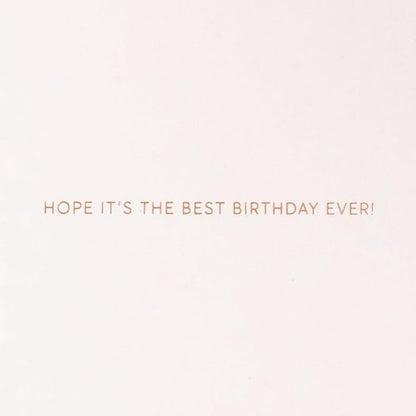 Hallmark Signature Birthday Card - Best Birthday Ever Design | Perfect for Celebrating Special Moments