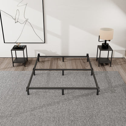 NEW JETO Metal Bed Frame,Sturdy Platform,Heavy Duty Sturdy Bed Frame Black King,9 Legs Support,Easy to Assemble,Without Taking Up Space and Easy to Move