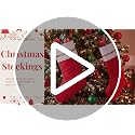 15 Inch Christmas Stockings Set of 24 Red Felt Fireplace Decor Variation of 15inch / 24