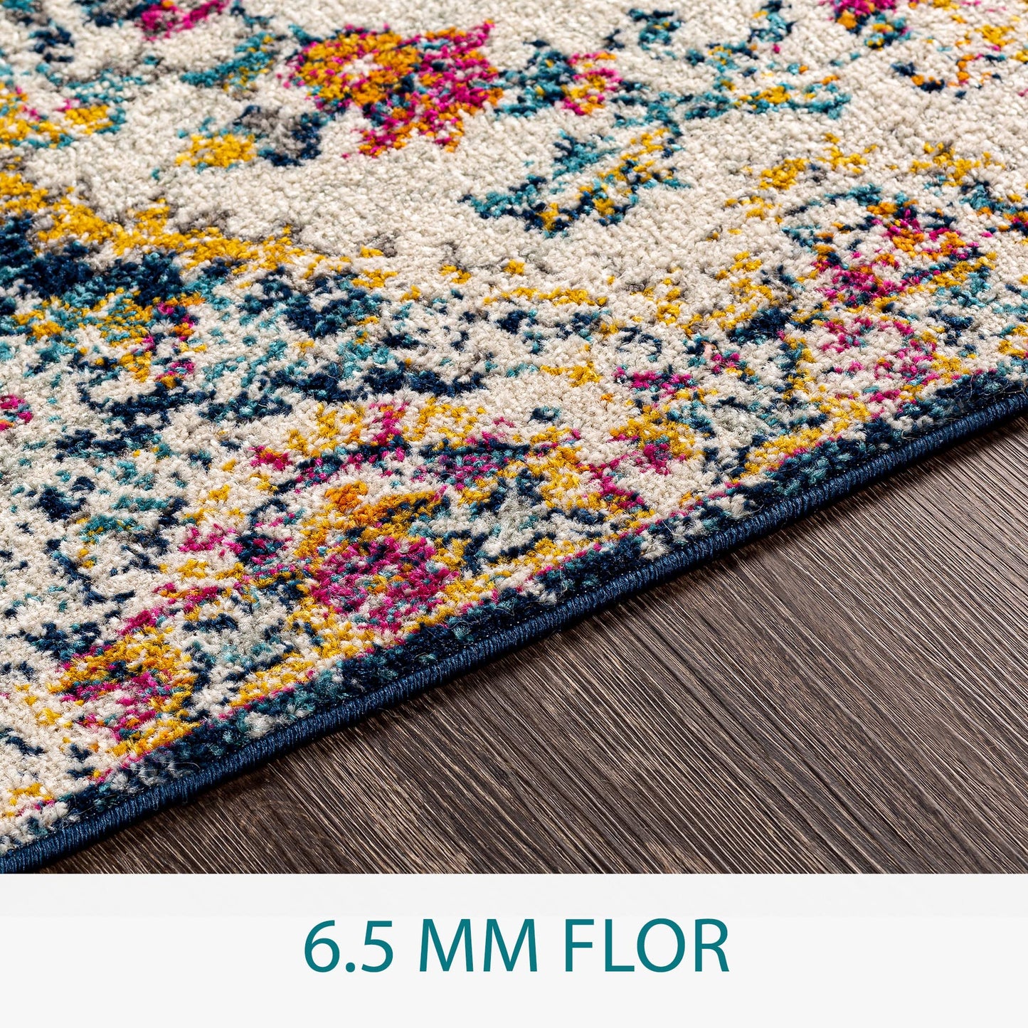 Livabliss Romaine Vintage Medallion Area Rug, 5'3" x 7'6", Orange