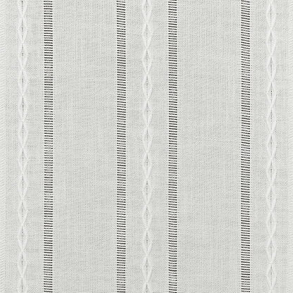 Hemstitched White Christmas Table Runner 13x72 in - Cotton Linen Boho Embroidered