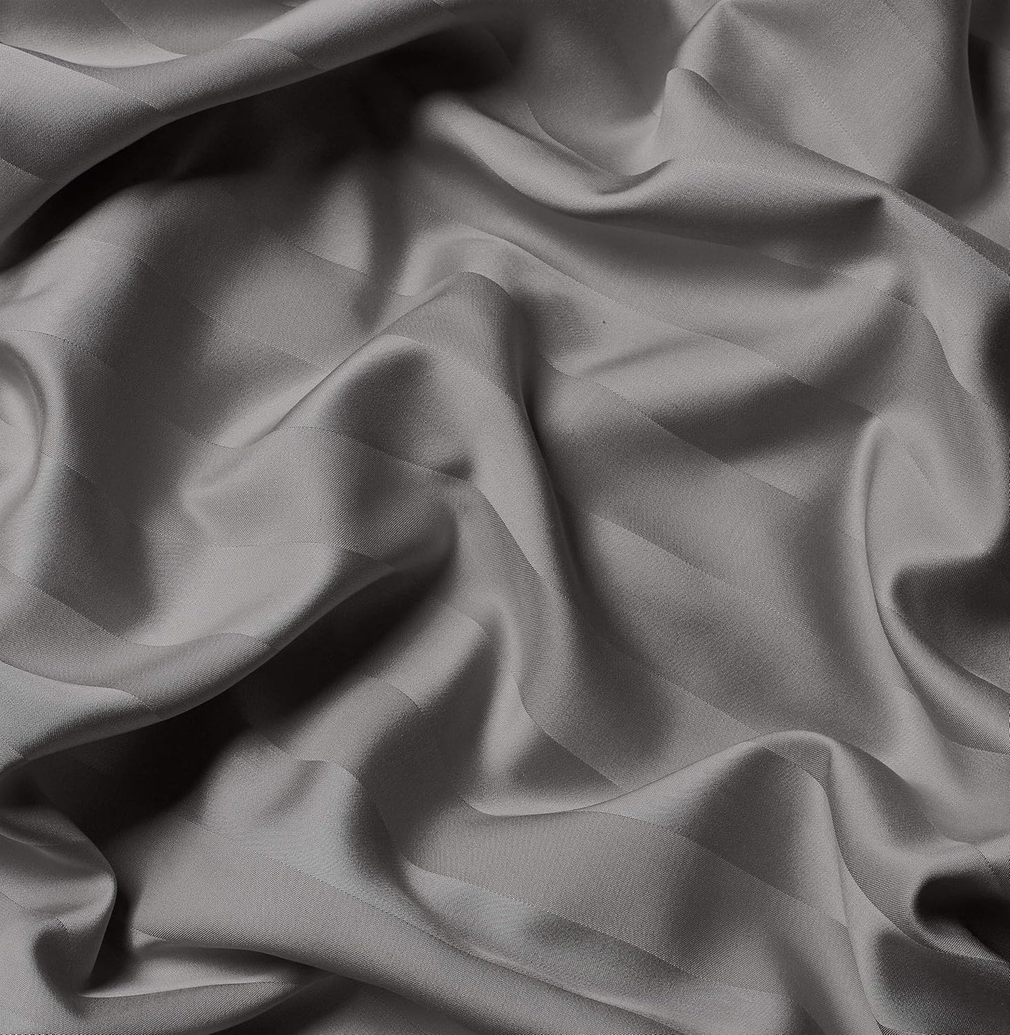 Pure Bamboo California King Sheets - 100% Organic Viscose Bed Set, Soft & Cooling, Jacquard Stone