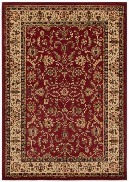 Mayberry Rugs Home Town Classic Keshan Area Rug, 2' x 12', Claret