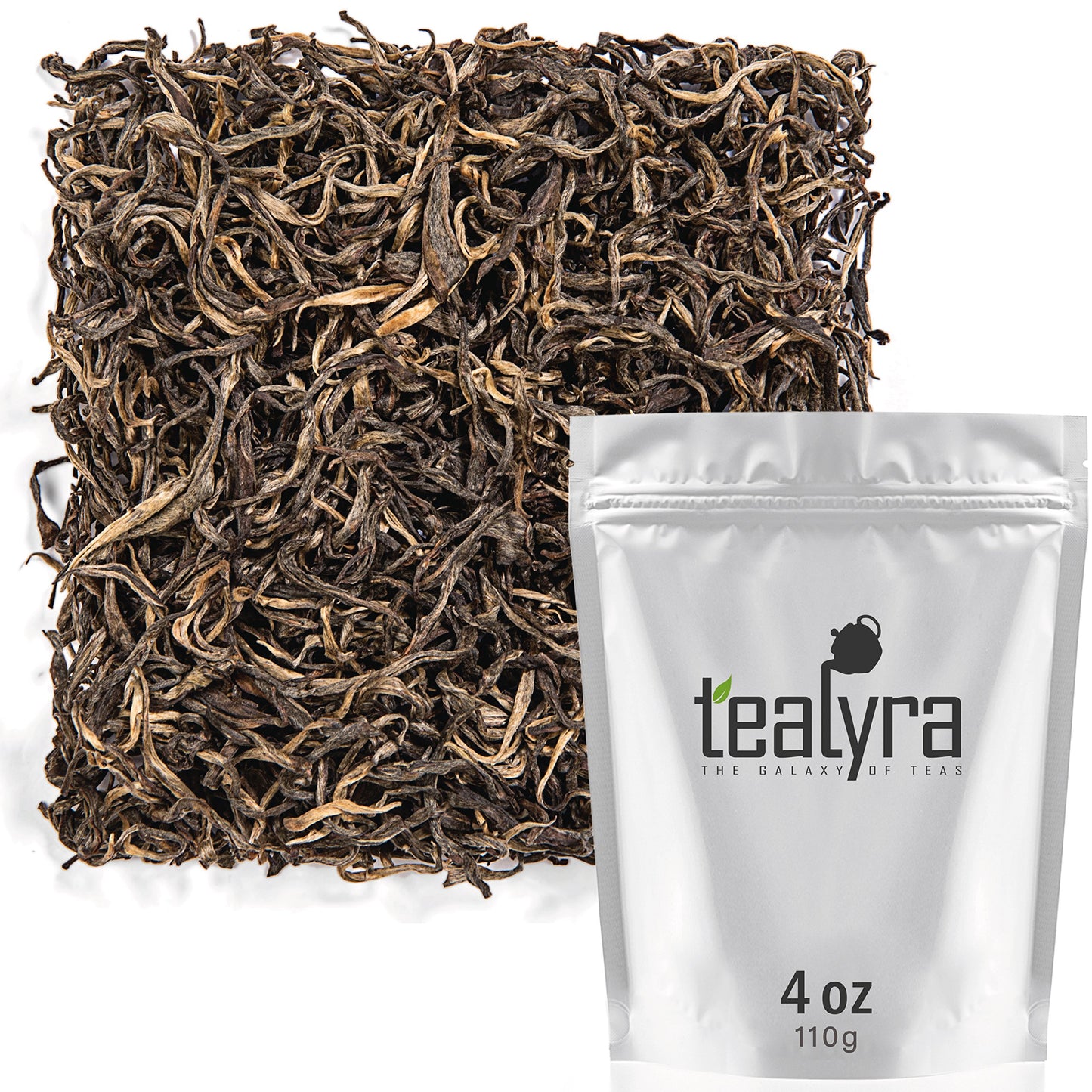 Tealyra - Golden Dragon Yellow Tea - Rare Unique Loose Leaf Tea - Antioxidants Rich - Caffeine Medium - 112g (4-ounce)