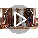 3 Pack Outdoor 3D Christmas Tree Decorations - Openwork, Multi-Size Set