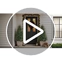 Set of 2 Artificial 4FT Norfolk Pine Trees for Holiday Decor Outdoor Indoor