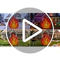 Inflatable 6ft Fake Campfire with Glowing Light for Outdoor Decor