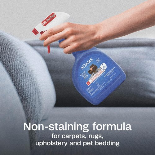 ADAMS Flea & Tick Home Spray - Effective Indoor Treatment for Bed Bugs, Fleas & Ticks | 24 oz