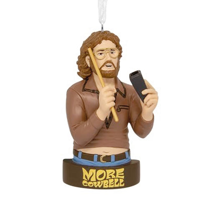 Saturday Night Live Christmas Ornament - More Cowbell SNL 50th Anniversary