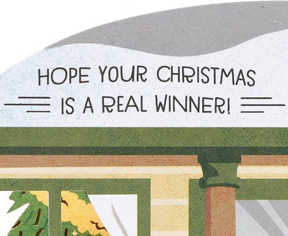 American Greetings Pop-Up Christmas Card - Magic Moments from A Christmas Story | Festive Design