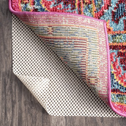 nuLOOM 2' x 8' Non-Slip Gripper Rug Pad, Cushioned for Comfort & Floor Protection, Skid Resistant Pads for Hard Floors Under Carpet Mat Cushion, Customizable Protection